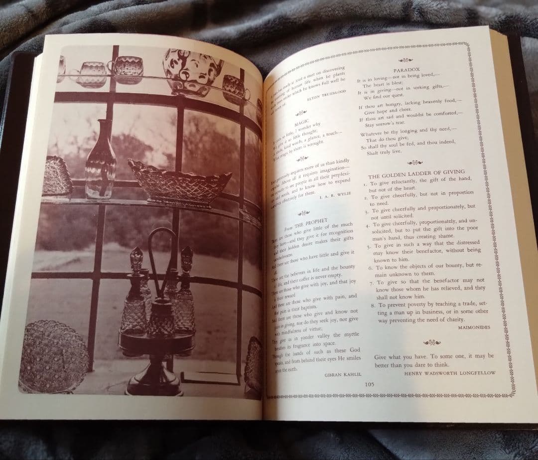 アメリカンヴィンテージ　大型洋書　The Treasure Chest　名言集