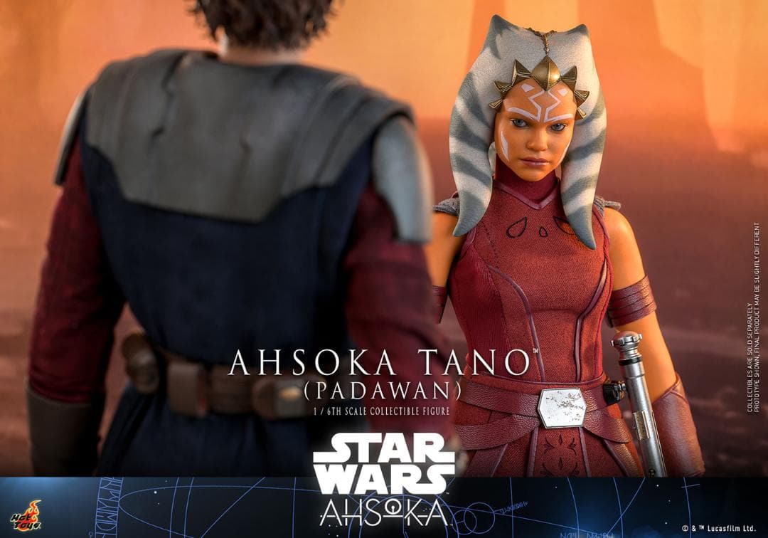 ホットトイズ 1/6 スター・ウォーズ アソーカ・タノ（パダワン） TMS123