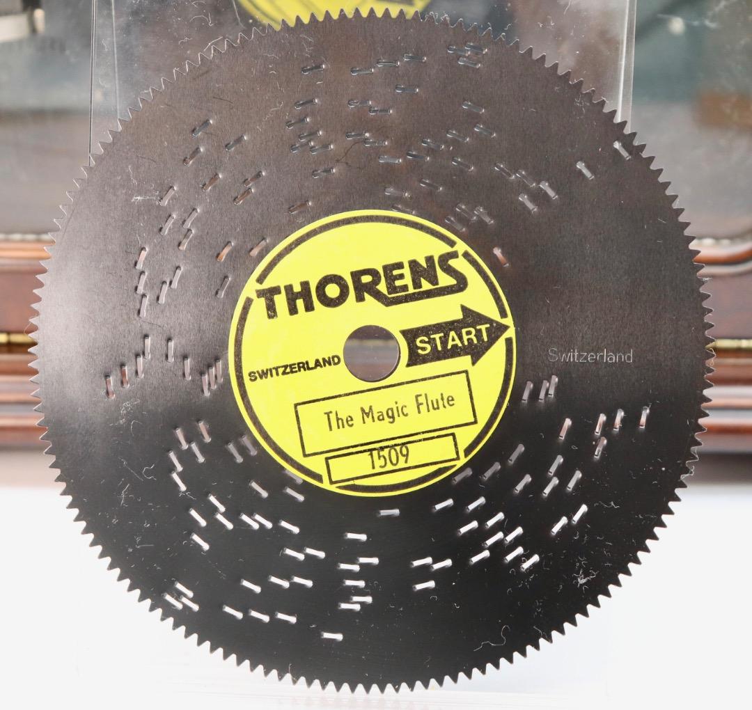 THORENS スイス製ディスク・オルゴール・ボックス、ディスク6枚付き