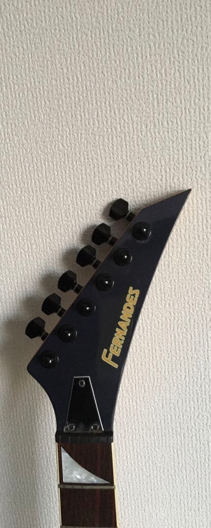 レア　美品　FERNANDES STJメタリック　ネイビーブルーラクリマhiro