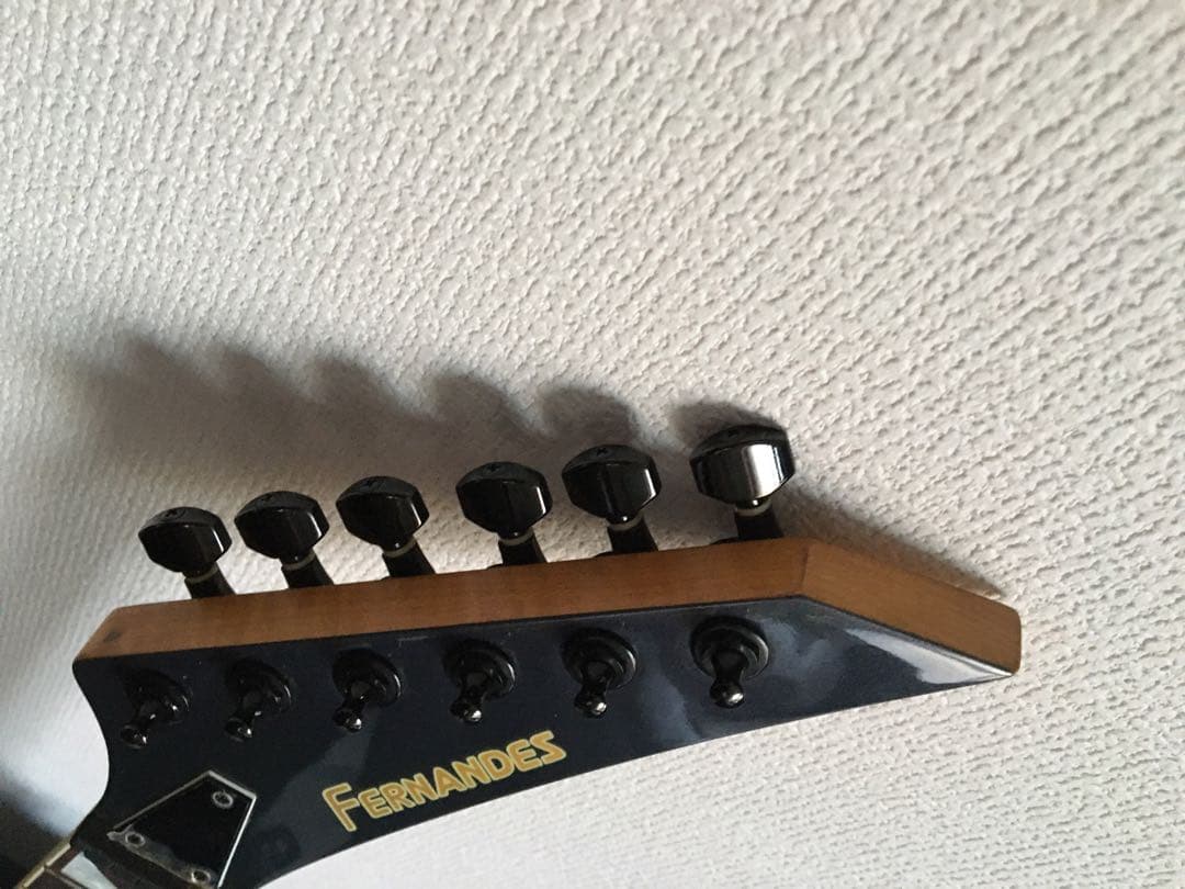 レア　美品　FERNANDES STJメタリック　ネイビーブルーラクリマhiro