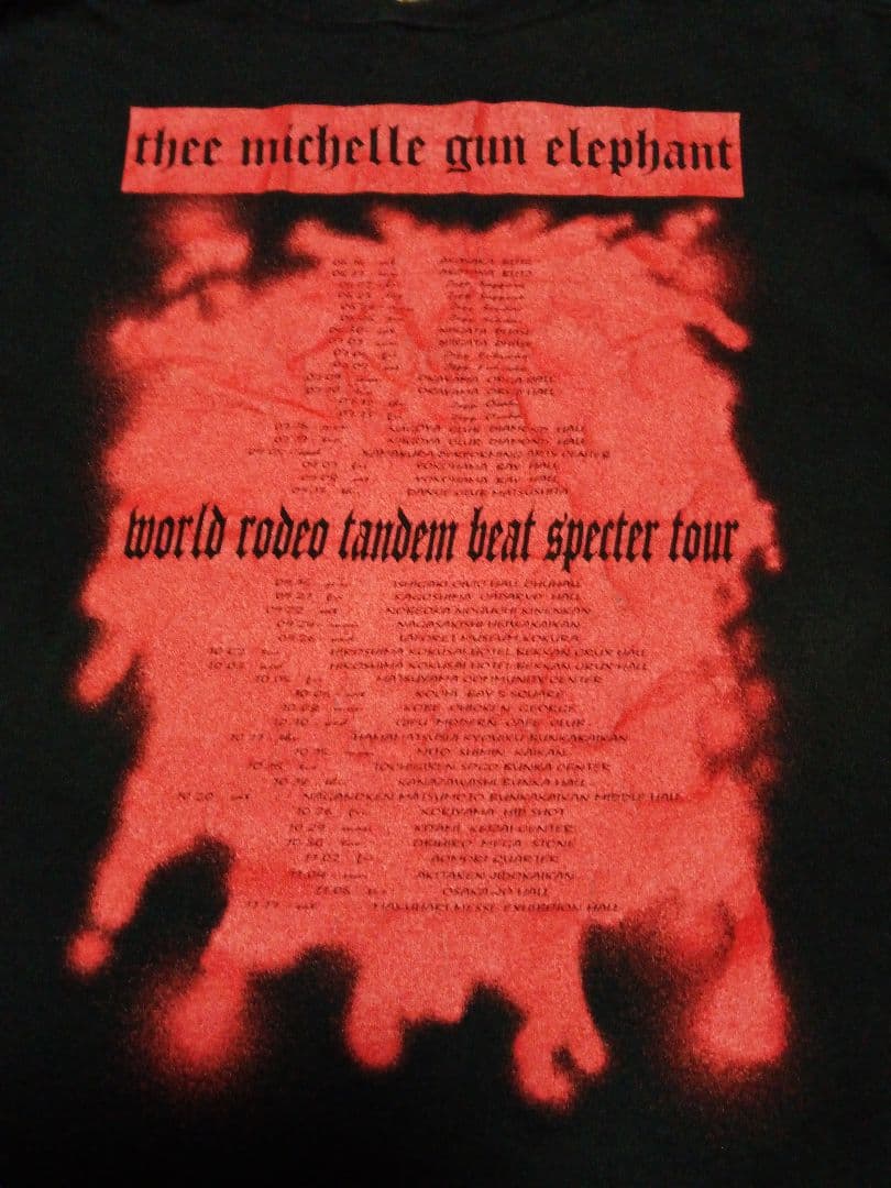 The Michelle Gun Elephant TシャツMサイズチバユウスケ