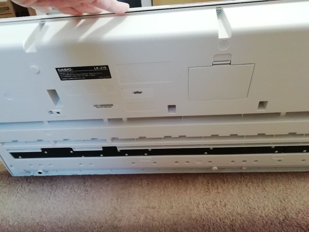 カシオトーンLK-218 型　ACアダプター付　動作確認済