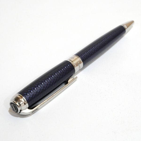 デュポン S.T.Dupont 415104M ギヨシェ ブルー ボールペン