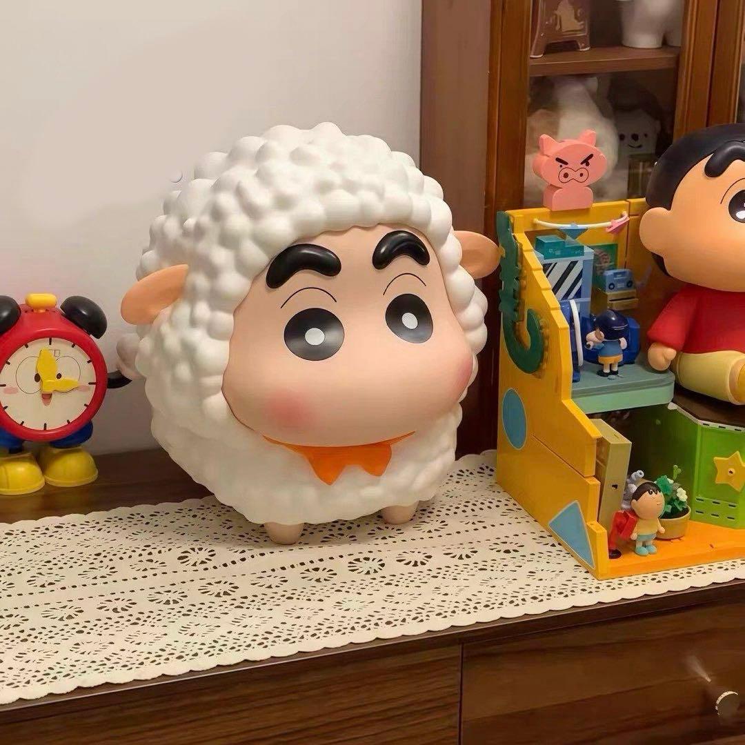 しんちゃん ひつじ型ライト 約30cm