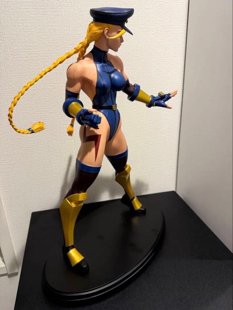 カプコン キャミィ 青 海外製 1/4 フィギュア 中古