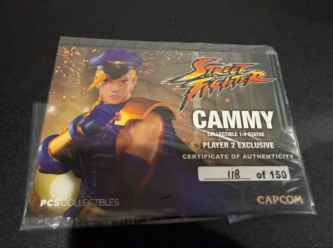 カプコン キャミィ 青 海外製 1/4 フィギュア 中古