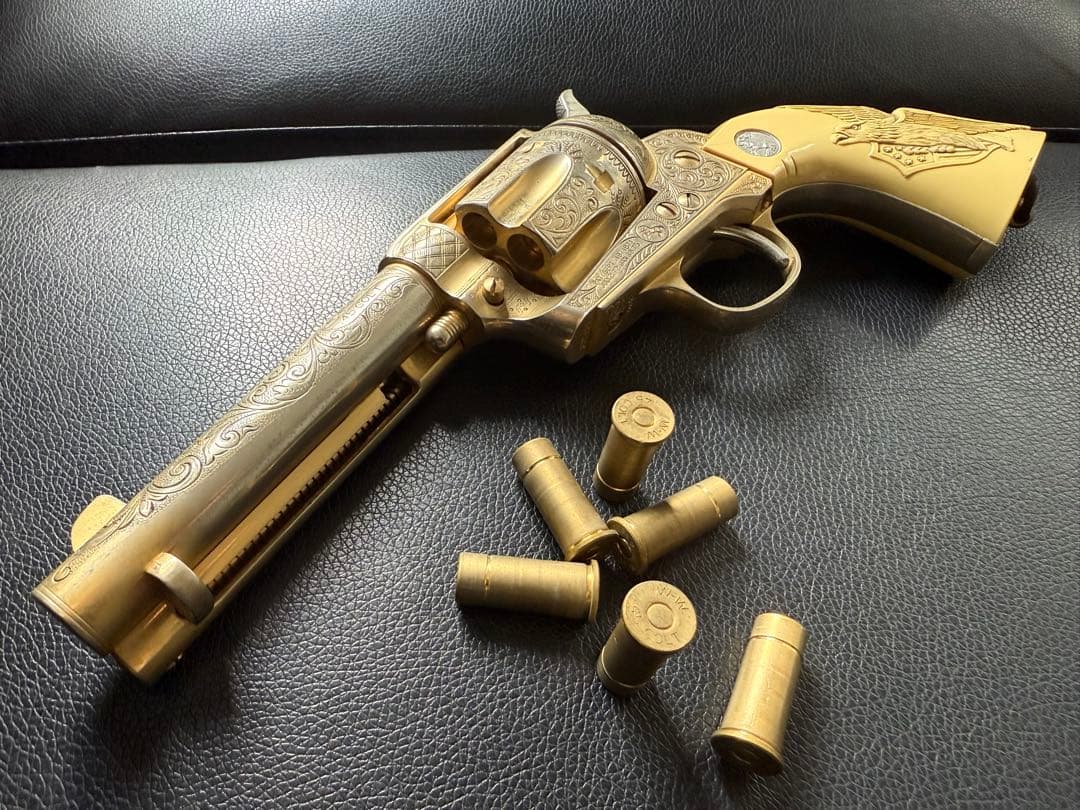 マルシン コルトSAA パットン将軍モデル SMGマーク 銃口閉 ジャンク品
