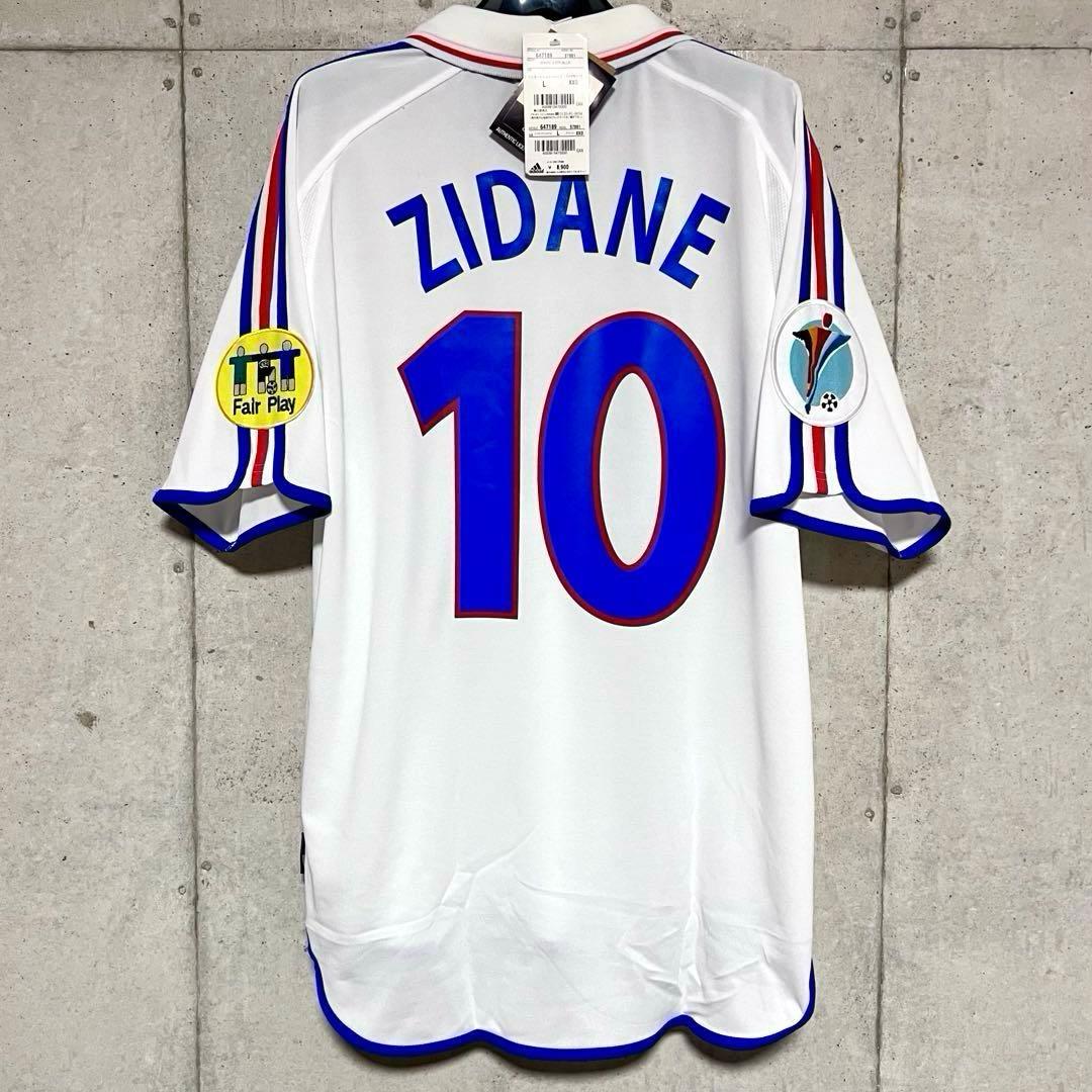【新品/タグ付き】EURO2000 フランス代表♯10ジダン 【XLサイズ相当】