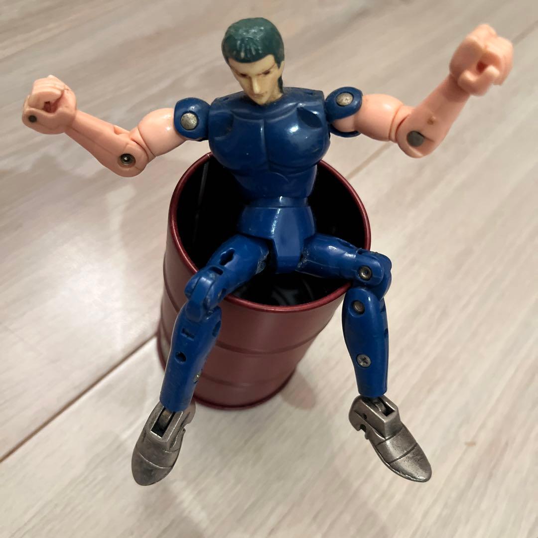 1980年後半　聖闘士星矢玩具　可動式　青フィギュア バンダイ