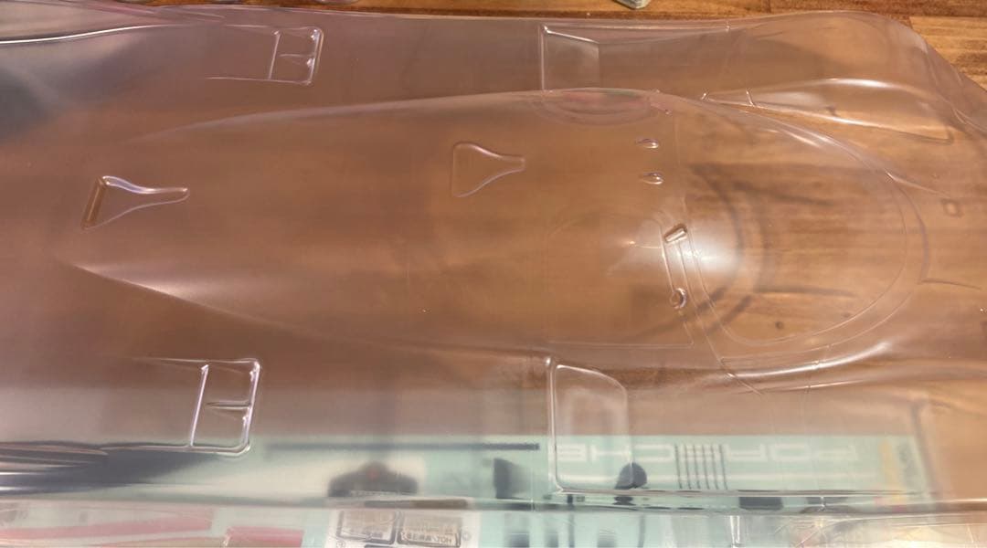 タミヤCカー ポルシェ956 ボディー、ウイング、ステッカー、ホイールセット