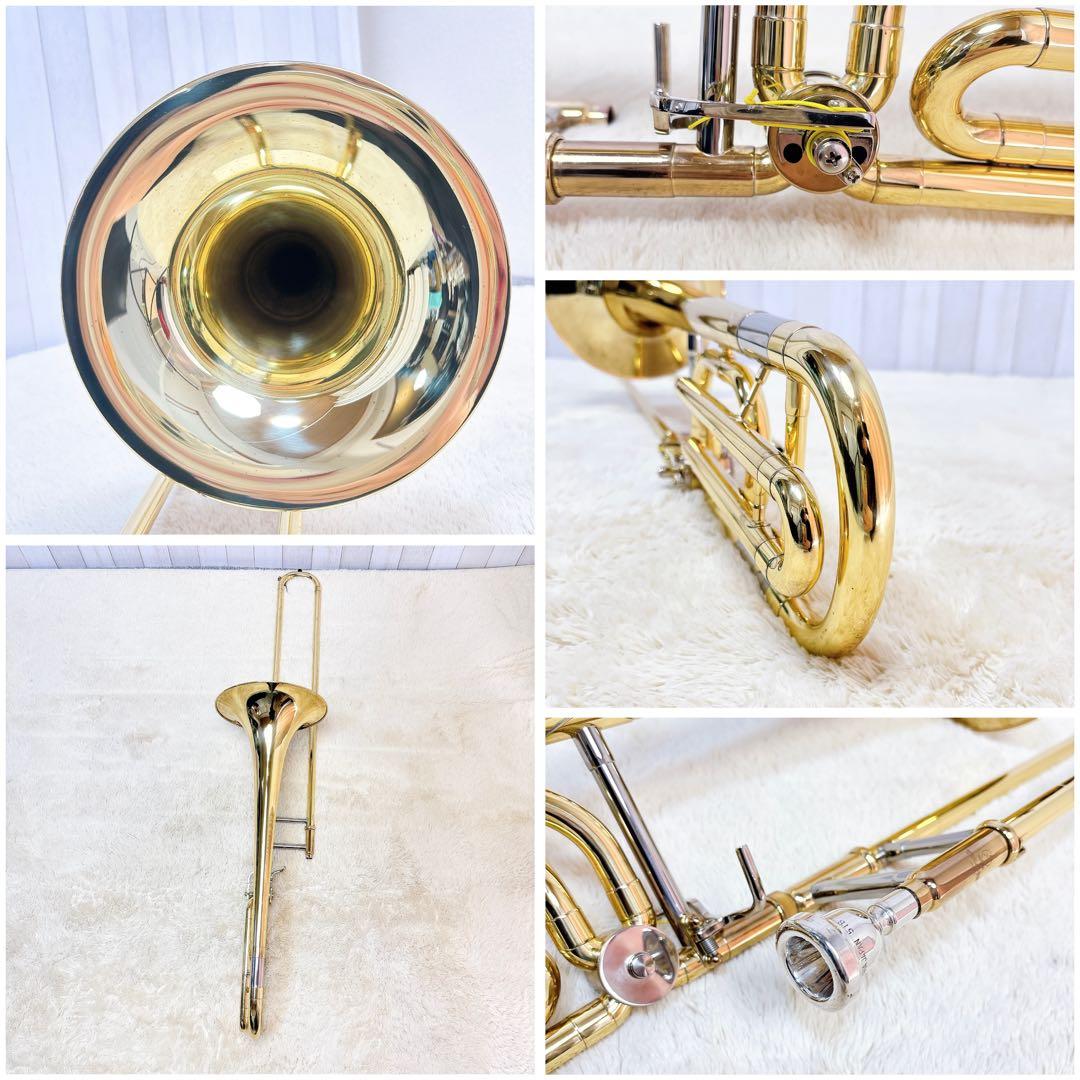 YAMAHA ヤマハ YBL-322 バストロンボーン マウスピース付き