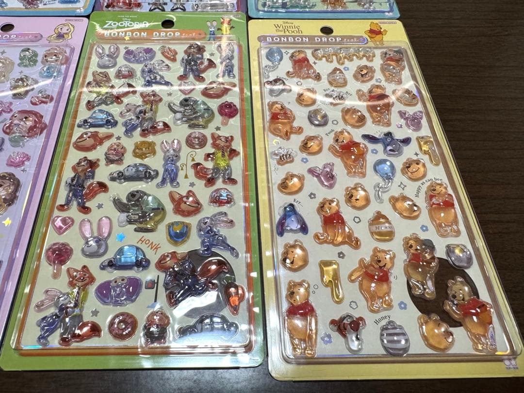 正規品　ボンボンドロップシール　ディズニー　第2弾　8種類　コンプリート