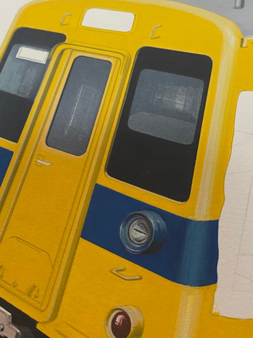 2555❣️ 鉄道　　オブジェ　電車　絵　3セット