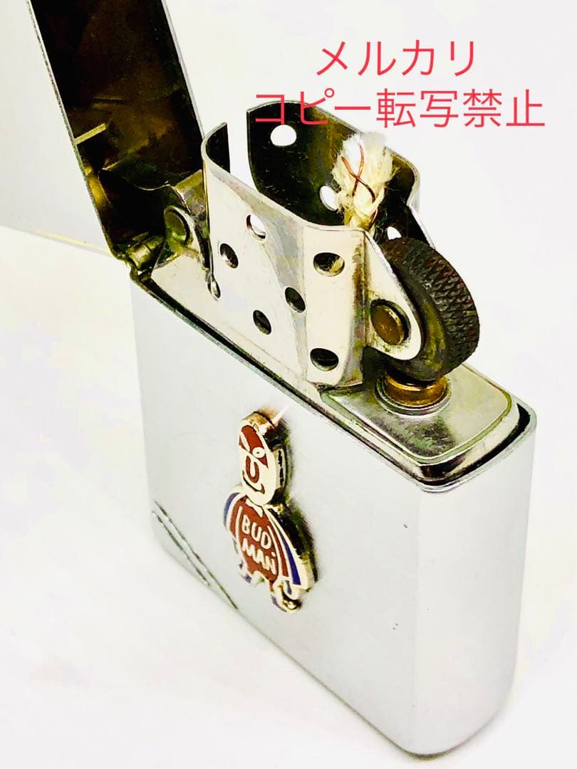 超レア！kingビール・バド怪人BAD.MANキャラクターzippo