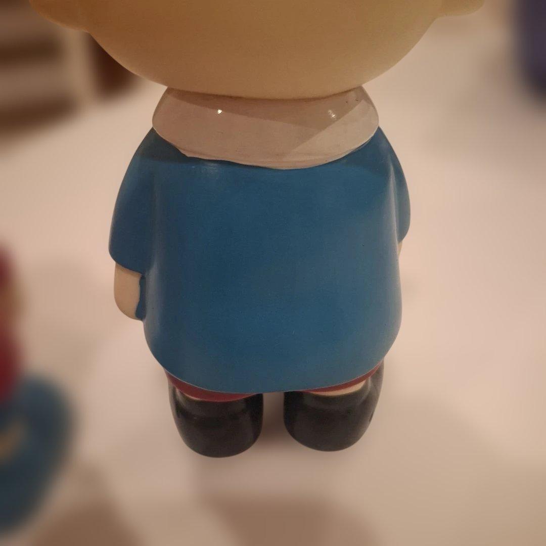 最安値！お得ペコちゃん 貯金箱 フィギュア　　　　2体セット 赤 青