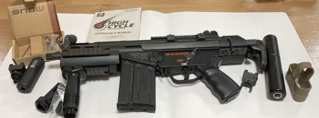 ハイサイクル 電動エアーガンHIGH CYCLE COSTOM HCG3 SAS