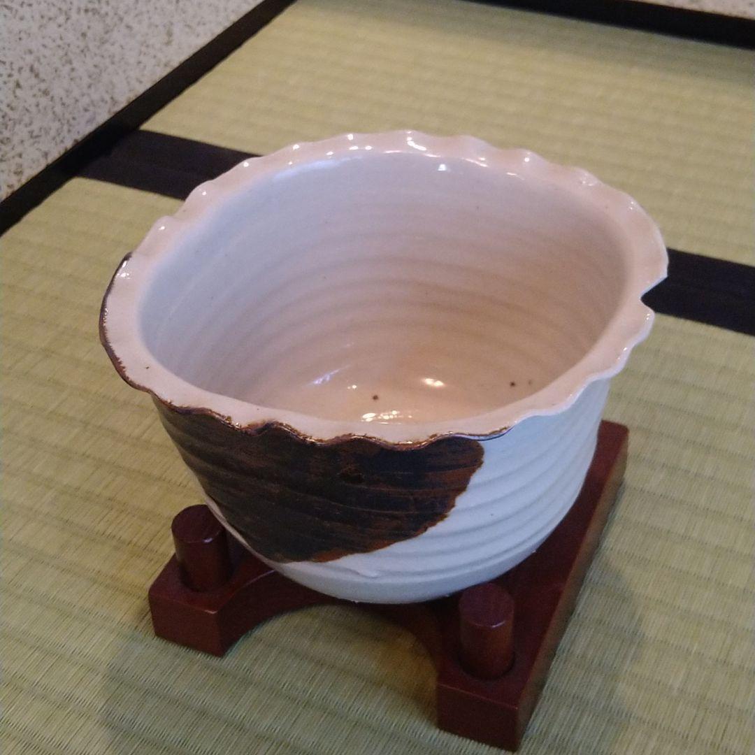 茶道具　建水　白井半七　箱無　裏千家　表千家