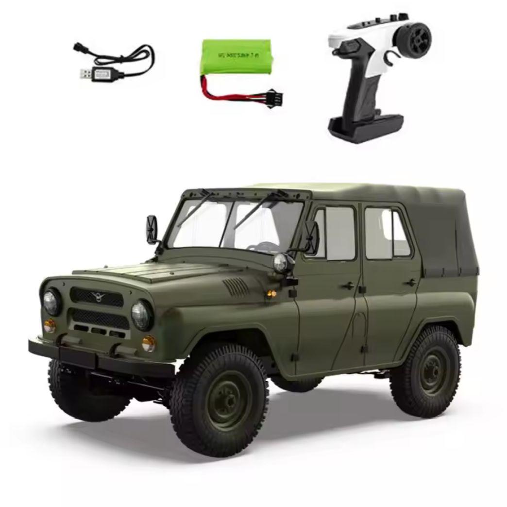 最新モデル WPL C94 UAZ-469 RTR 1/10 RC ラジコン 緑