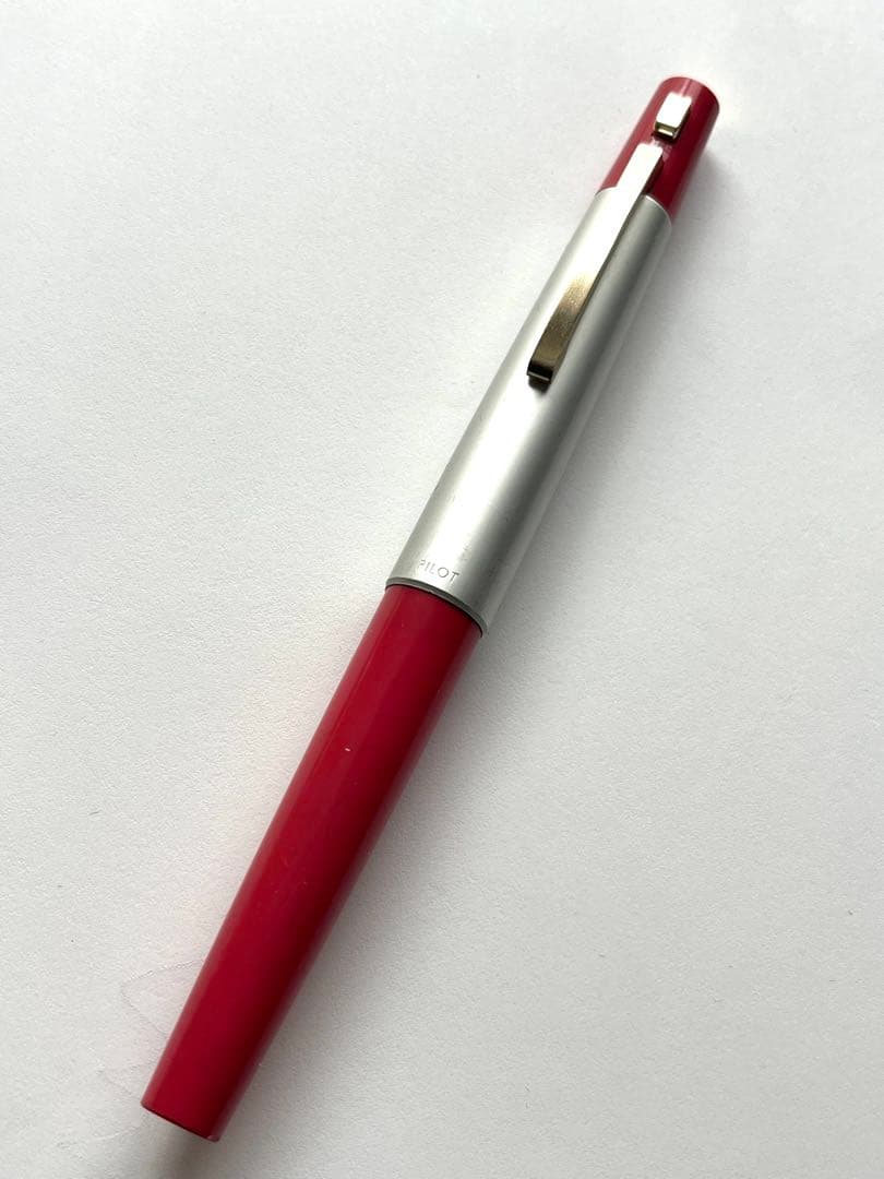 PILOT RS-150 14K 万年筆 約13cm レッド シルバー軸