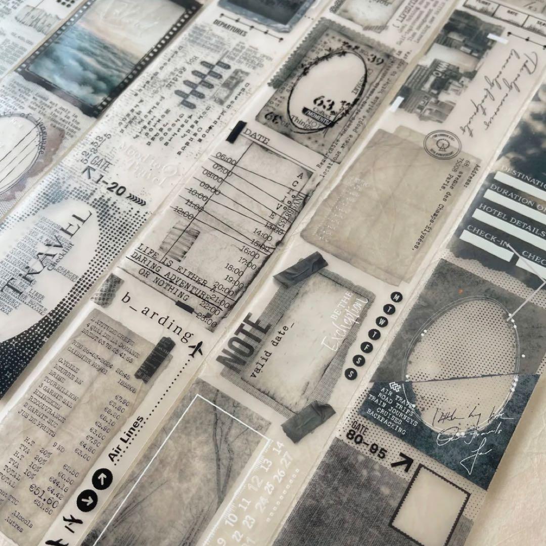 ⭐️SALE⭐️Journal pages 海外マスキングテープ　マステ【1868】