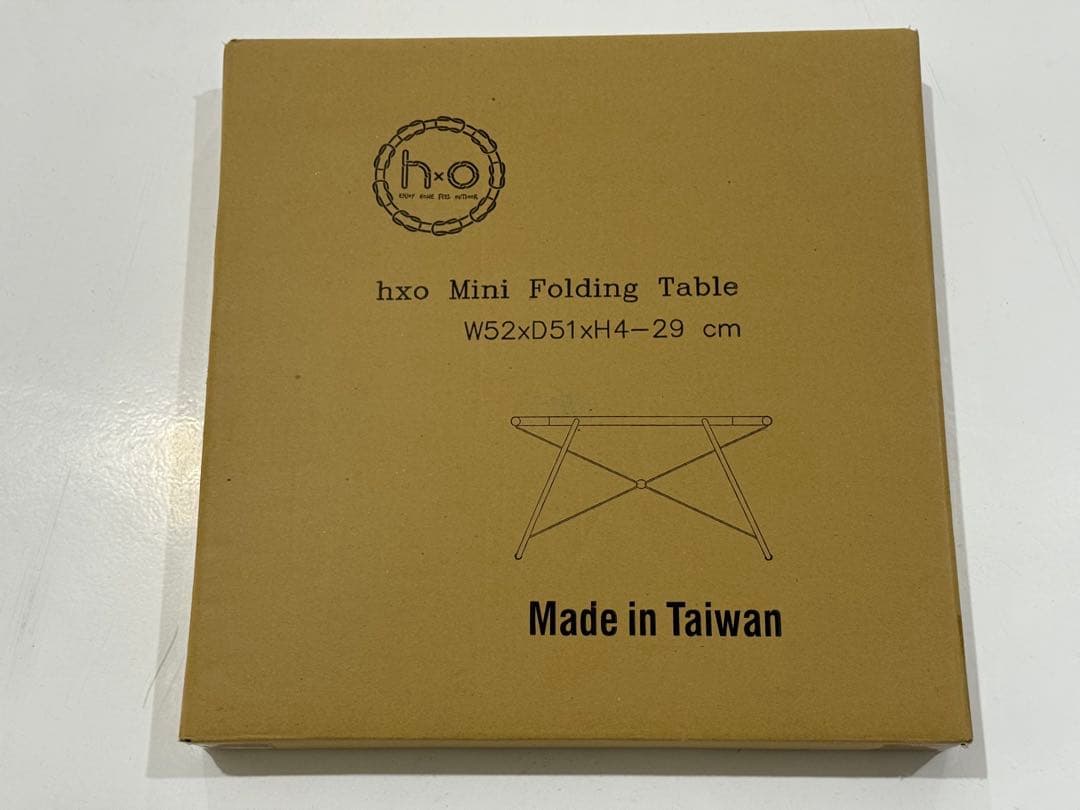hxo design TABLE Mini AL BK ミニテーブル アルミ