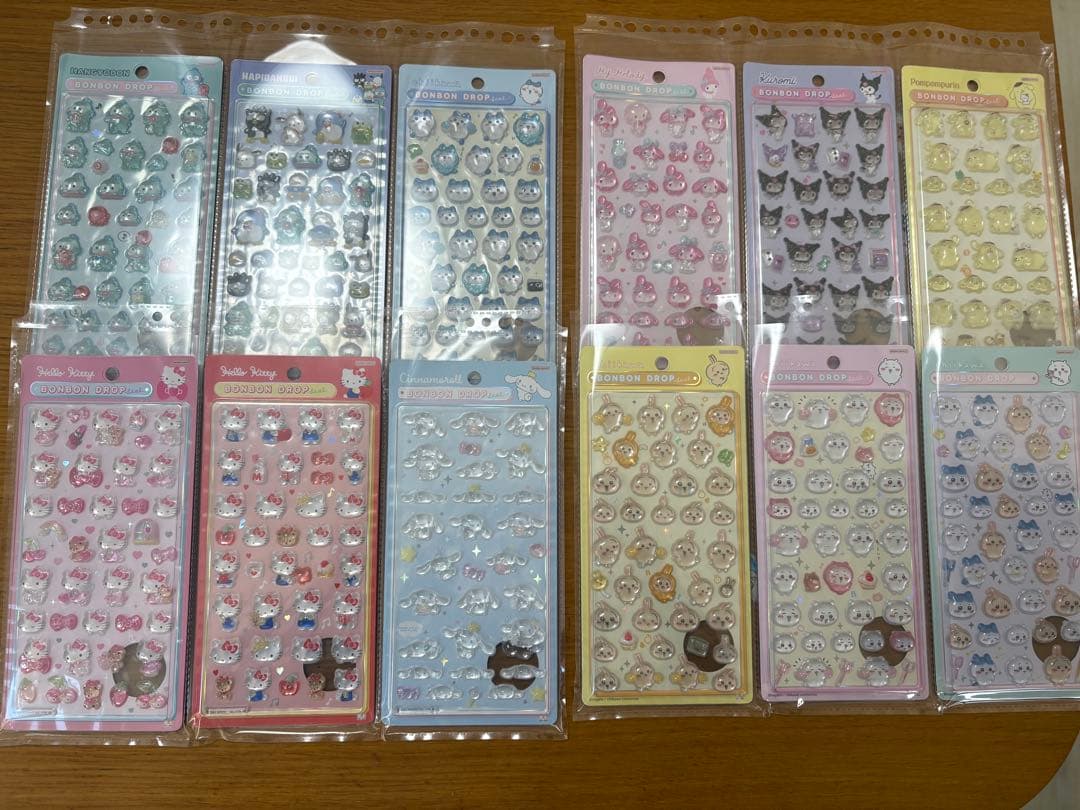 ボンボンドロップシール　セット販売　正規品 【サンリオ】【たまごっち】他