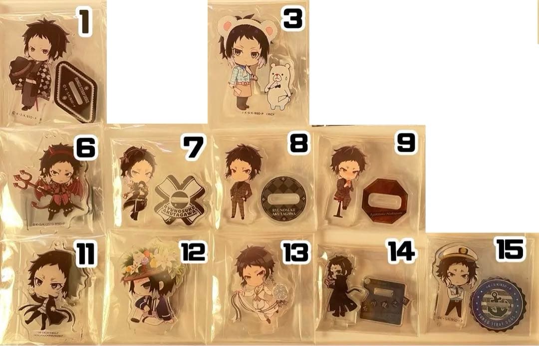 文スト 芥川 ミニアクスタ まとめ売り