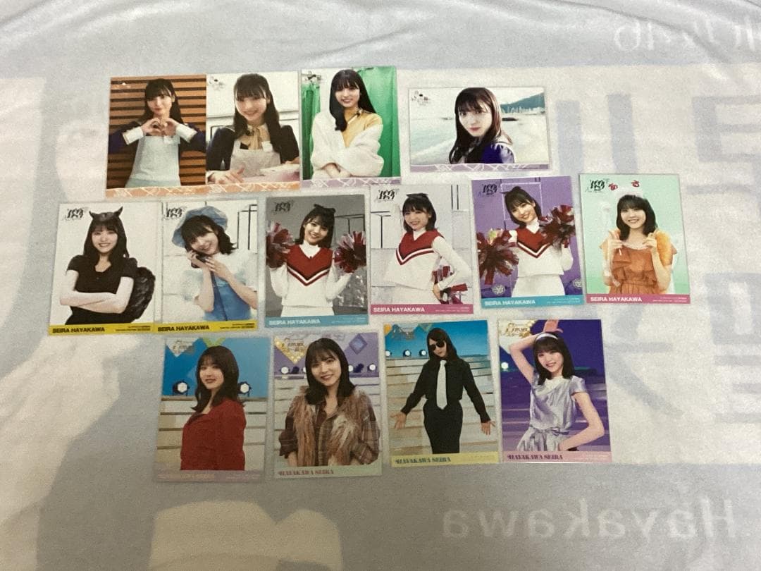 乃木坂 生写真 早川聖来 2019～2023(卒業)フルコンプ+手拭い(サイン)