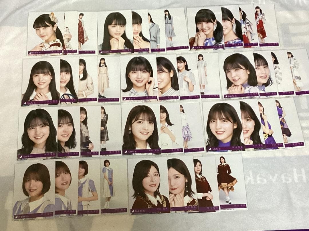 乃木坂 生写真 早川聖来 2019～2023(卒業)フルコンプ+手拭い(サイン)
