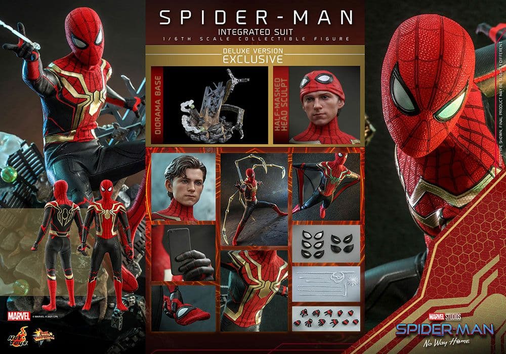 ま*め様 【新品未開封】 ホットトイズ スパイダーマン インテグレーテッドスーツ