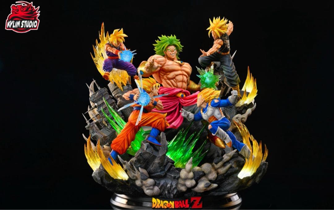 ドラゴンボール ブロリー ガレキ ガレージキット スタチュー X③④
