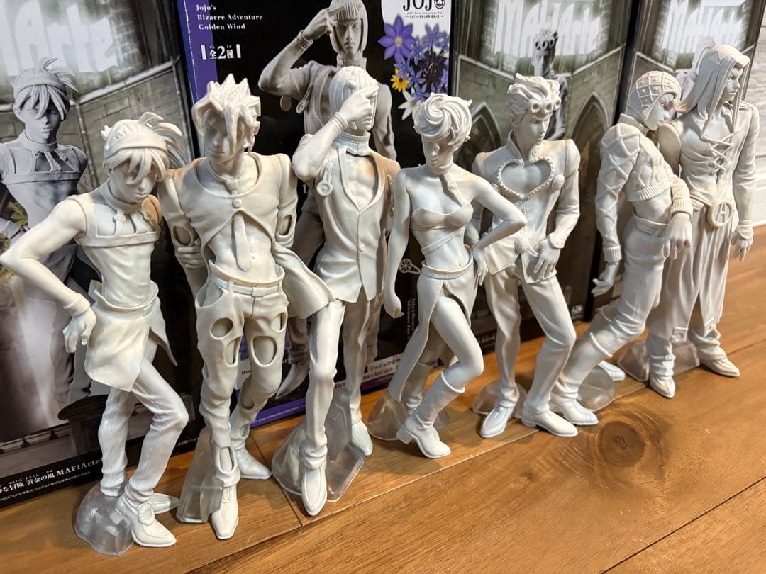 ジョジョの奇妙な冒険 石膏カラー フィギュア 12体セット 一番くじセンチネル