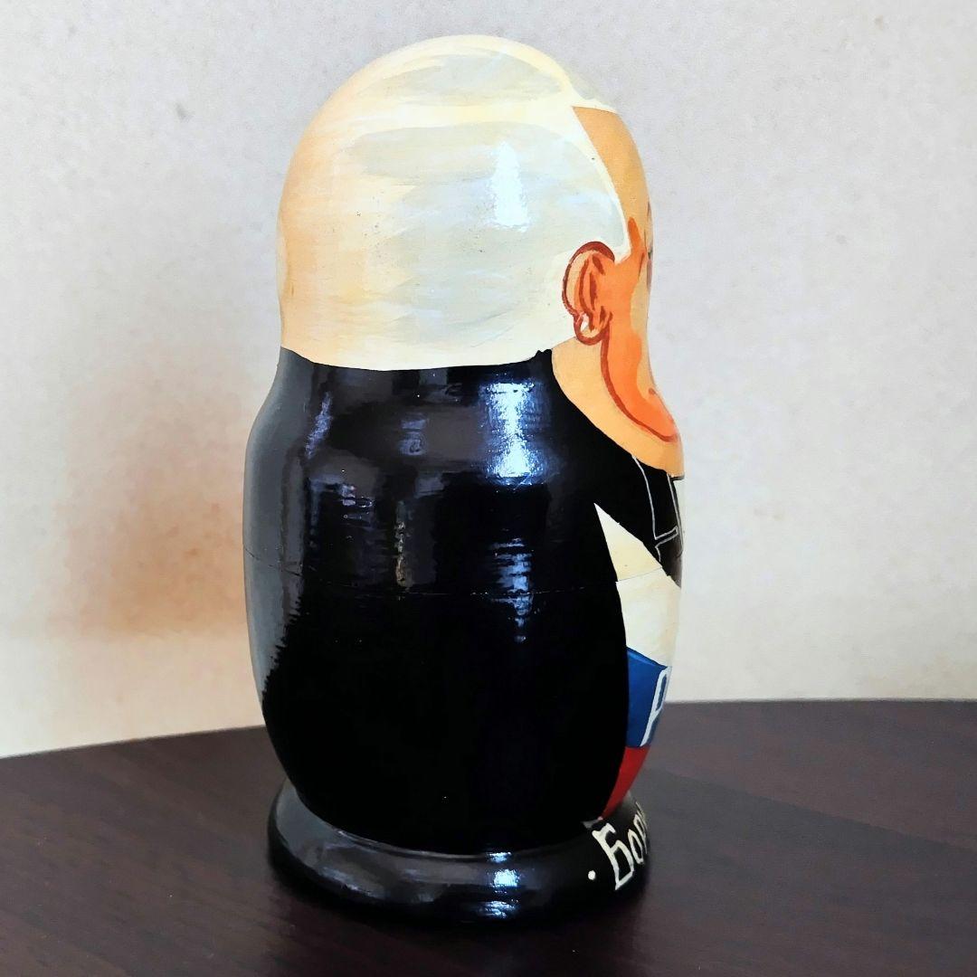 【民芸品】マトリョーシカ　ロシア人形　歴代大統領　民芸品（★美品★）