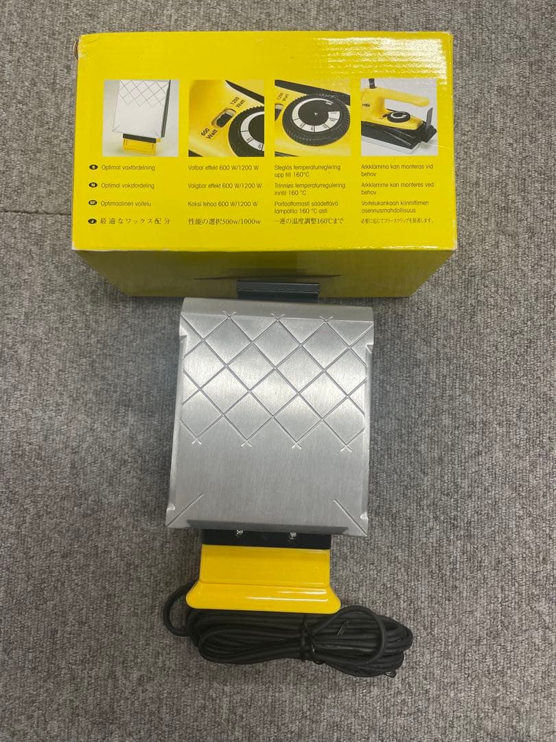 TOKO スキー用アイロン イエロー　ペーパークリップ付属