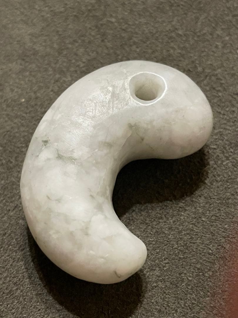 高品質　古墳期　糸魚川翡翠勾玉　結晶質　出土品　大型
