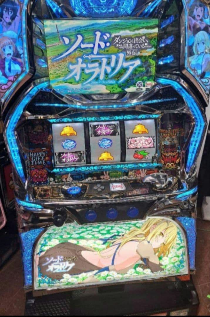 【送料無料】パチスロ ダンまち外伝 ソード・オラトリア　実機