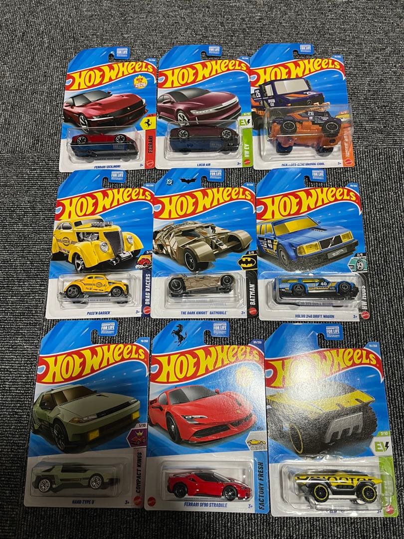 Hot Wheels(ホットウィール)セットB