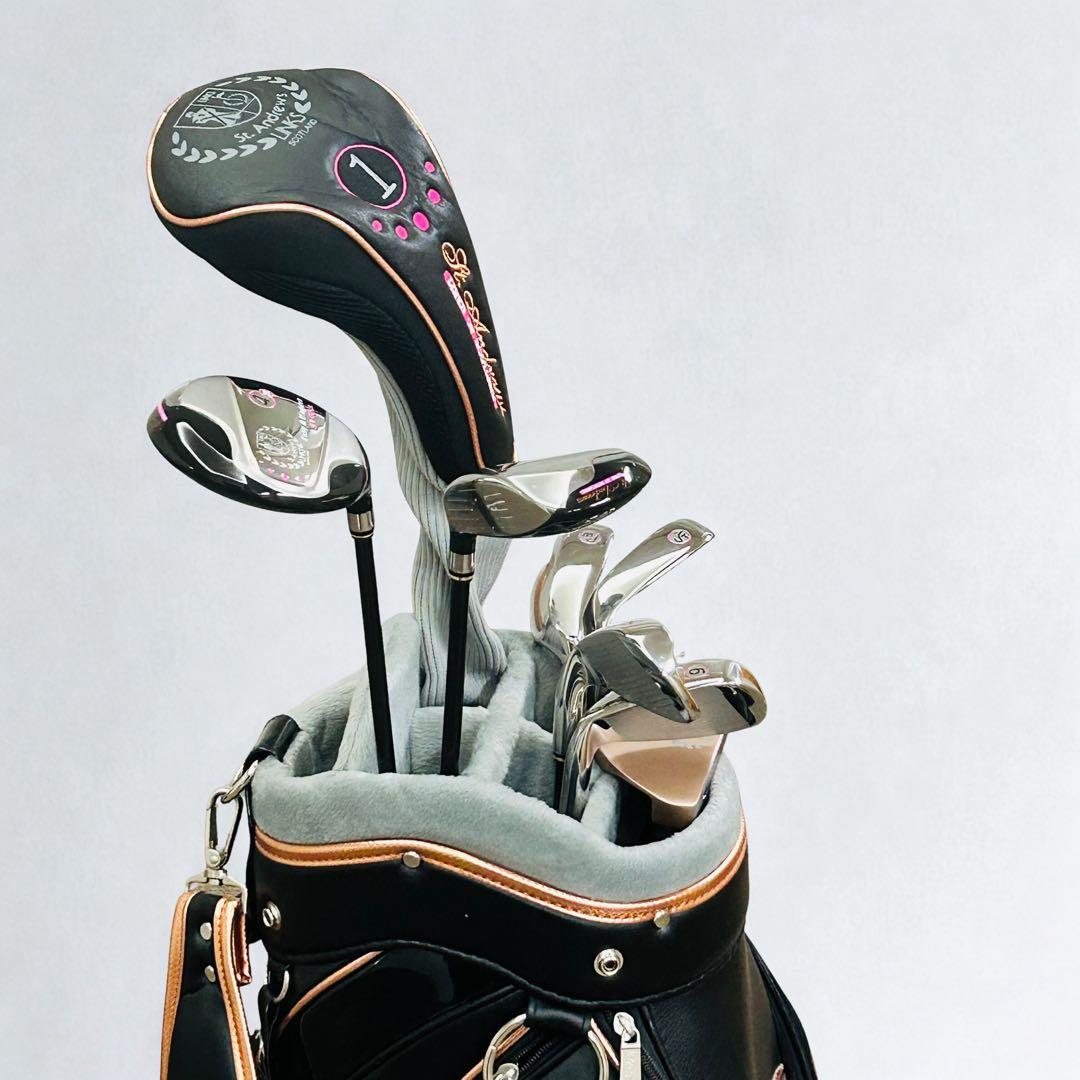 【美品】St.Andrews SA-602L レディース 8本 ハーフセット