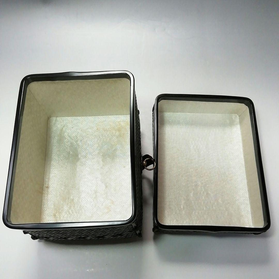Ｓ４０４　御所籠　『和田鱗司作』『竹編』『茶篭』『茶器揃』　共箱　茶道具