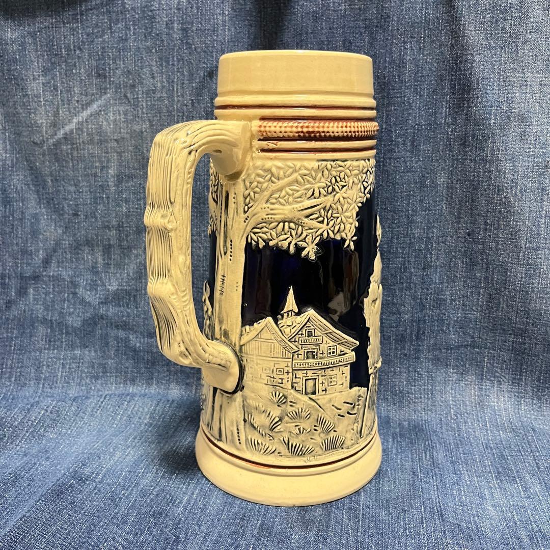 Vintage 西ドイツ ビールジョッキ ビアジョッキ 陶器製 アンティーク雑貨