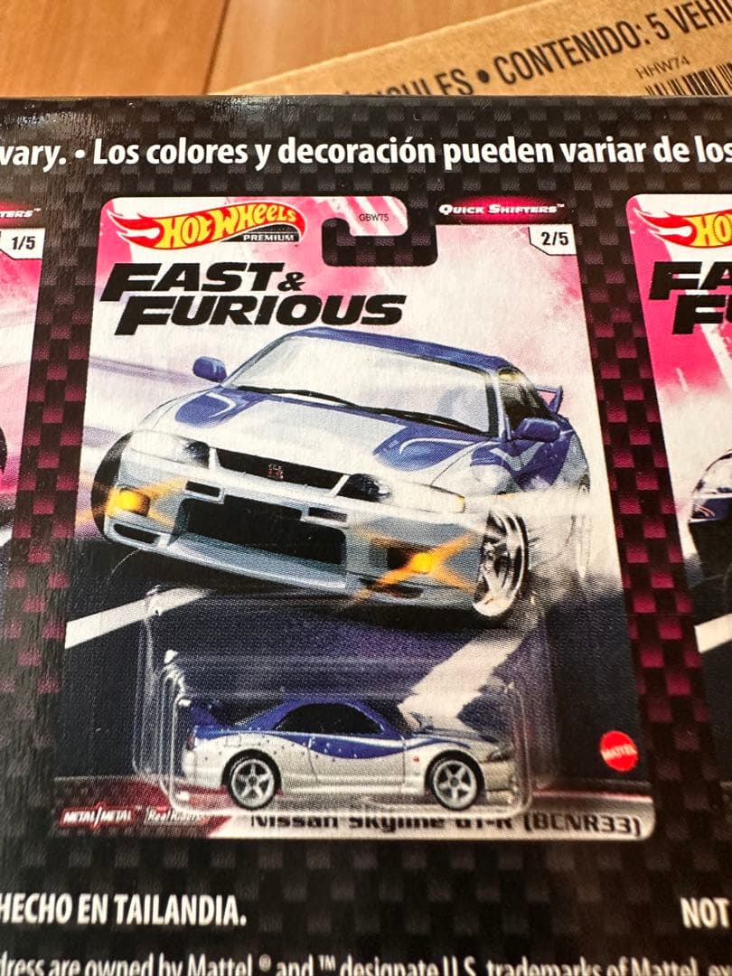 ミニカー Hot Wheels FAST & FURIOUS quick shifters