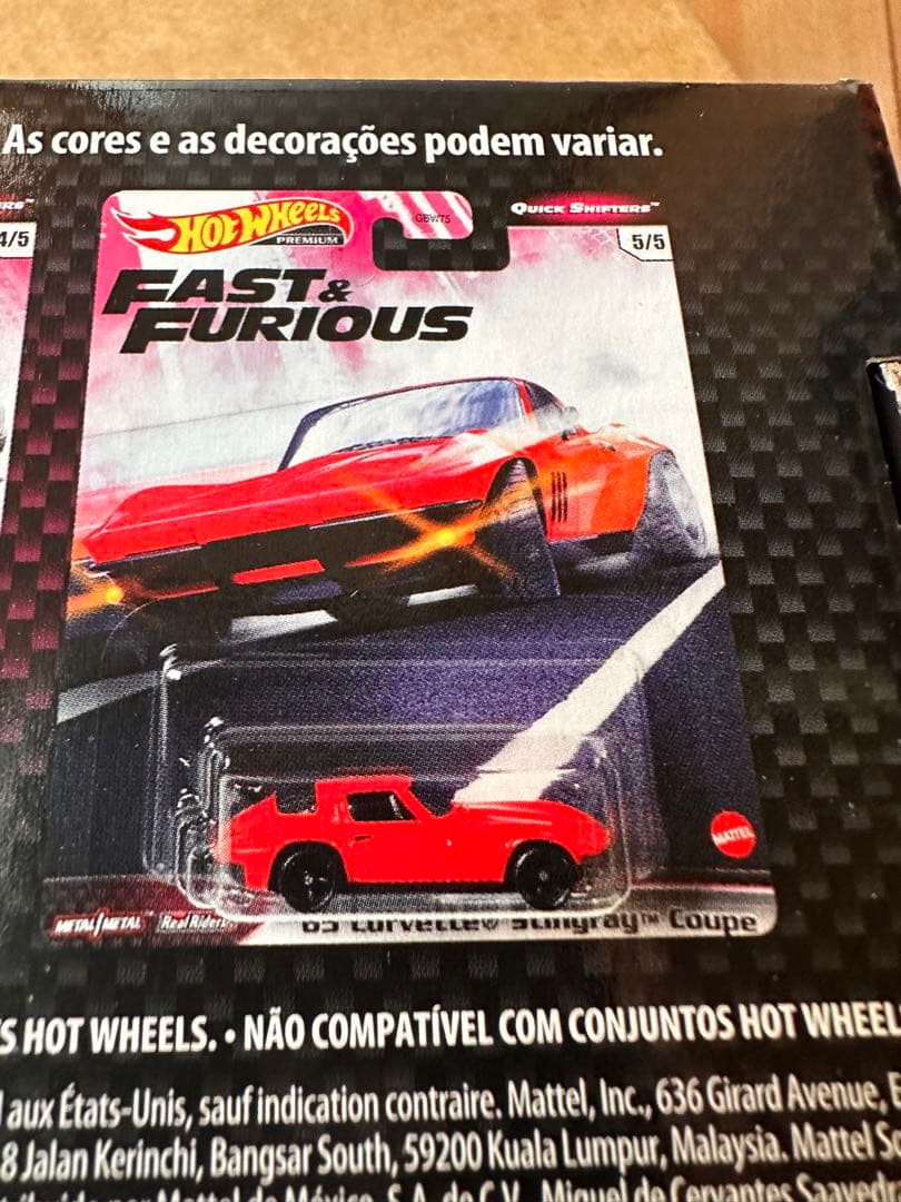 ミニカー Hot Wheels FAST & FURIOUS quick shifters