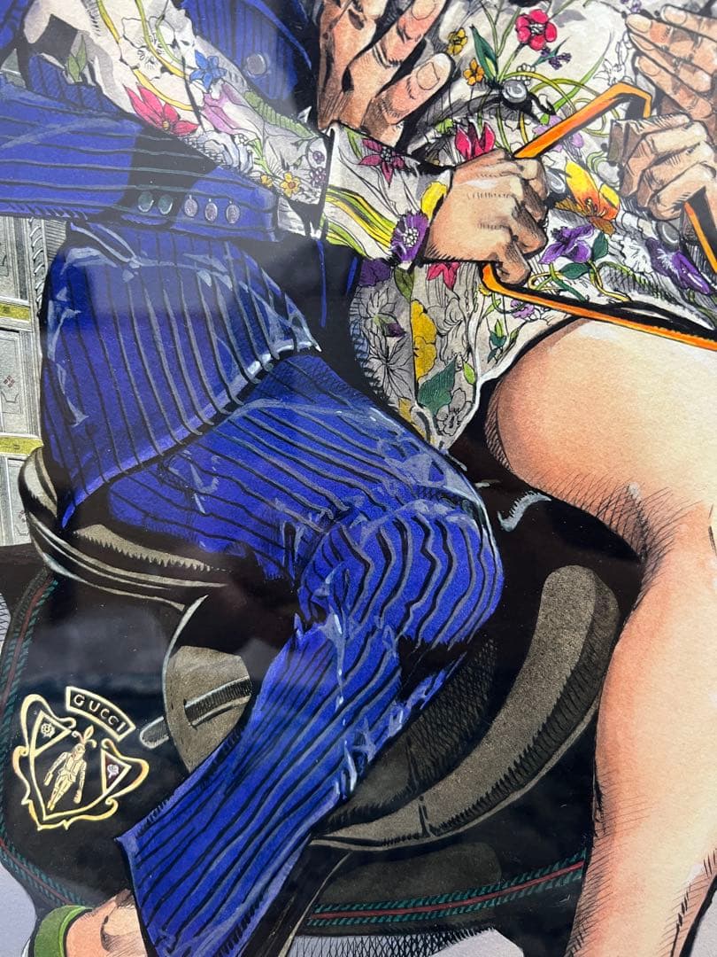 ジョジョ　高級複製原画　Gucci