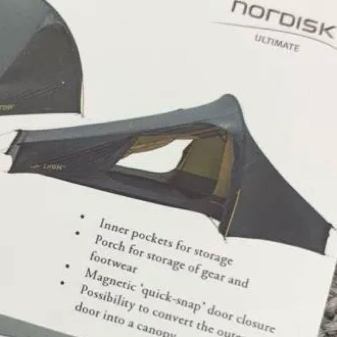 開封済み未使用 NORDISK Telemark 2.2 LW テント グリーン