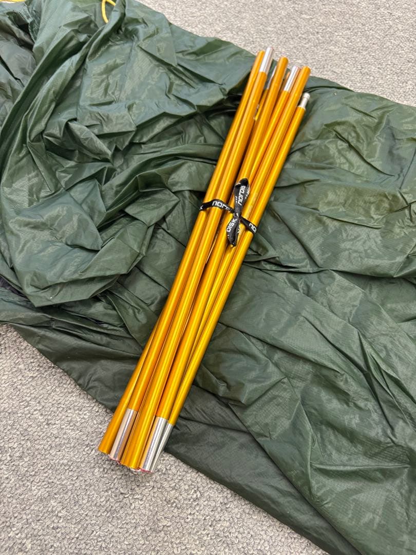 開封済み未使用 NORDISK Telemark 2.2 LW テント グリーン