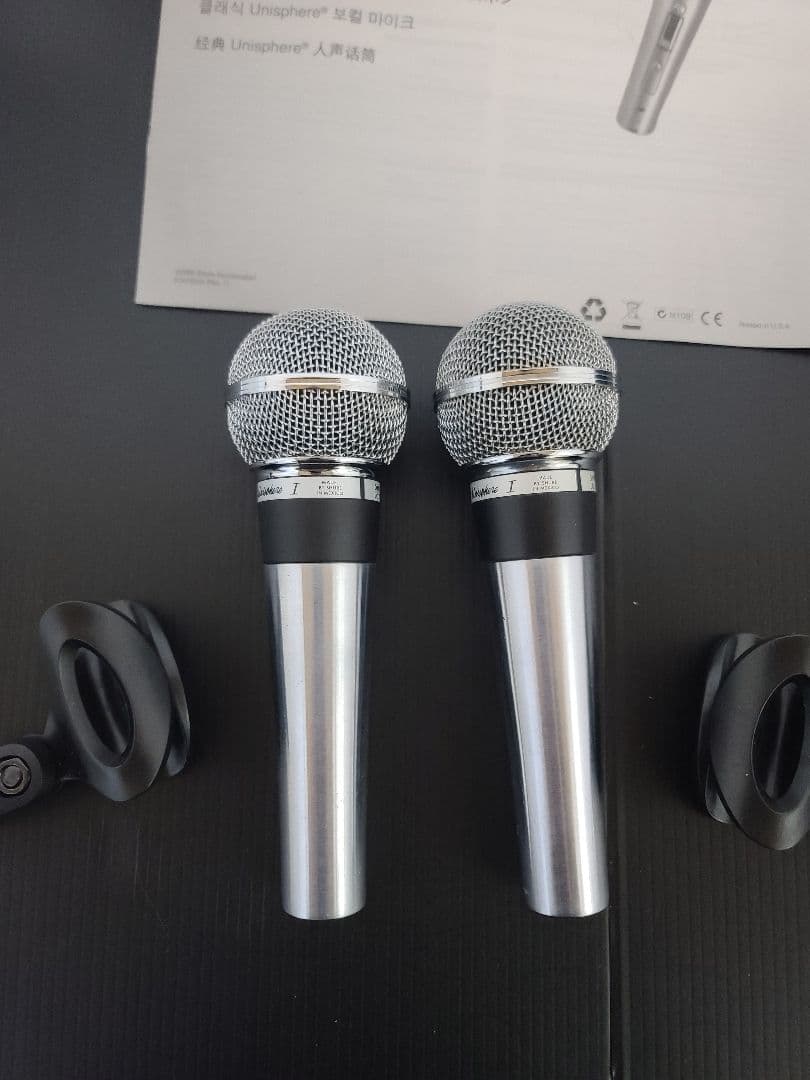 SHURE 565SD ダイナミックマイク2本セット