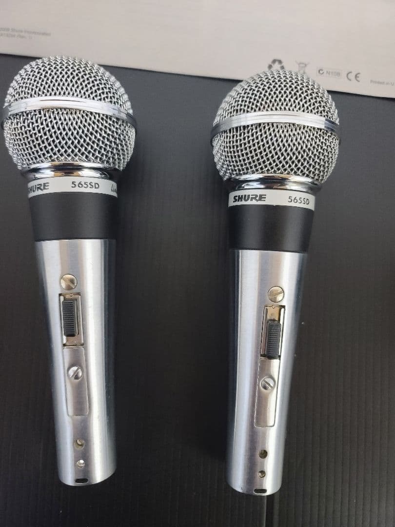 SHURE 565SD ダイナミックマイク2本セット