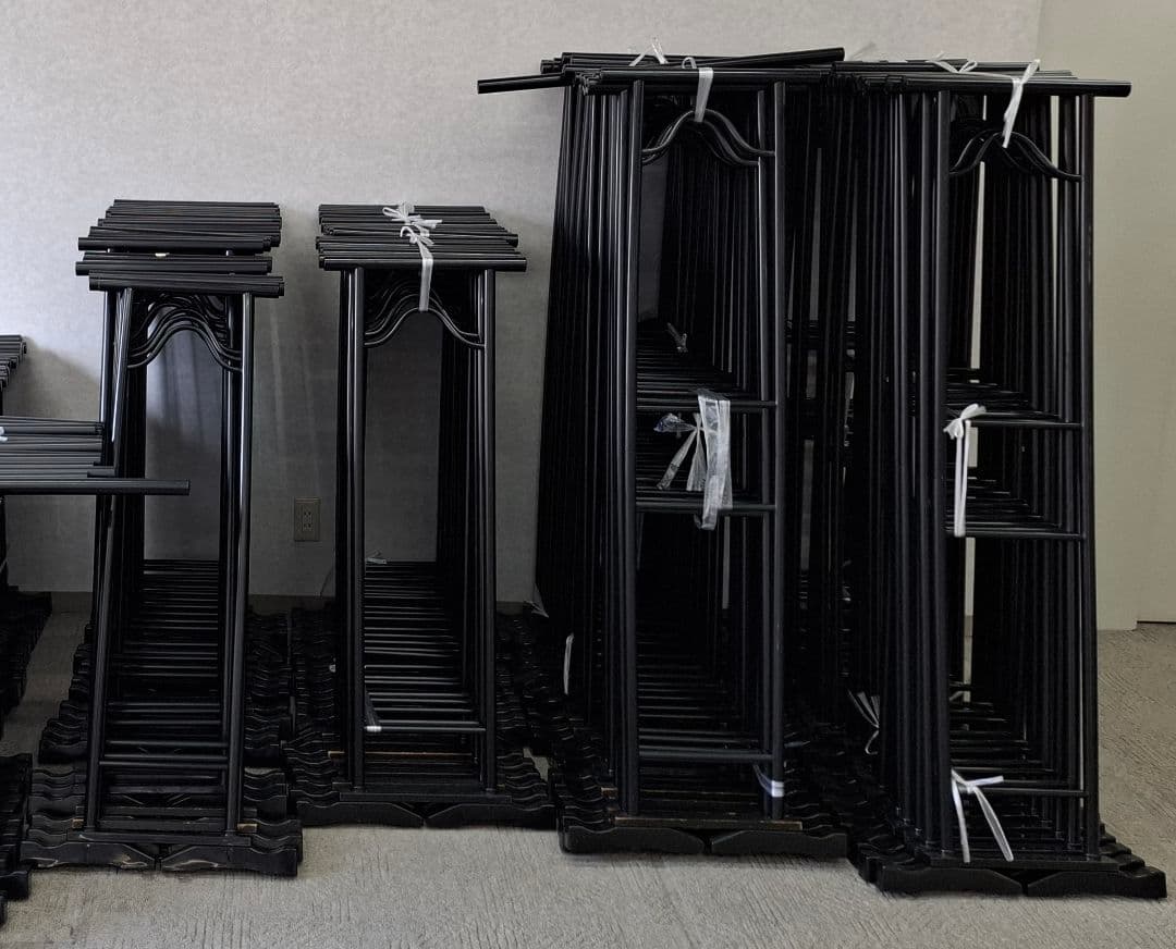 黒の橦木・ 3サイズセット　まとめ買い歓迎！
