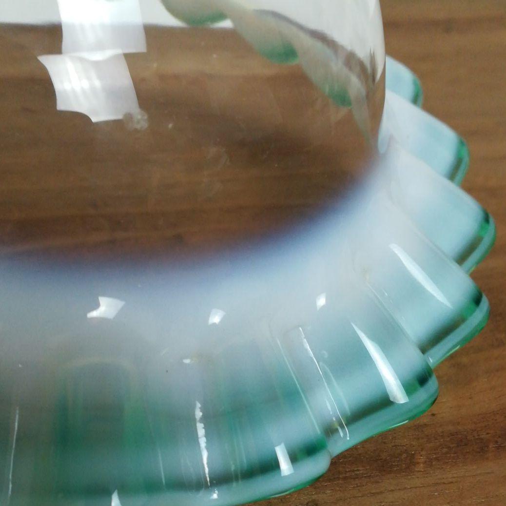 氷コップ　小鉢　吹きガラス　フリルガラス